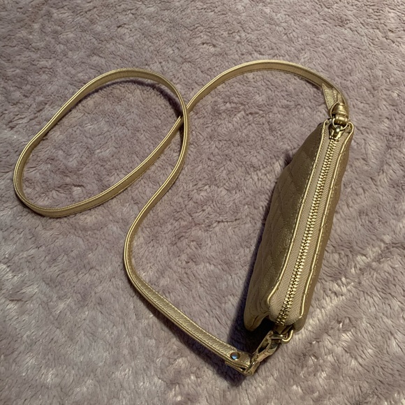 Gold shoulder bag - Picture 5 of 7